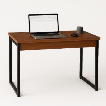Imagem de Escrivaninha Industrial Plus Mesa Home Office Nature - Rede Móveis