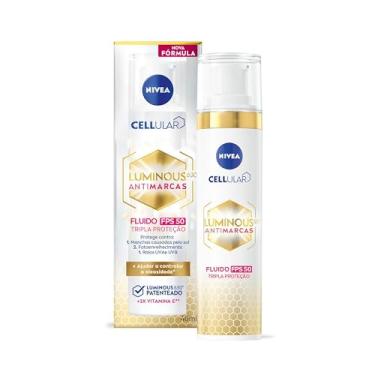 Imagem de NIVEA Fluido Facial Protetor Cellular Luminous 630 FPS 50 40ml - Reduz e previne manchas escurecidas, uniformiza o tom da pele e conta com Ácida Hialurônico, Vitamina E e filtro