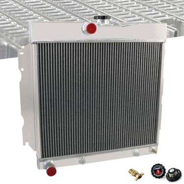 Imagem de HKAUTOPART Radiador para Dodge Charger 1963-1969 Coronet Polara 4.5L 5.2L 5.9L 6.3L 7.0L 7.2L V8 & 1963-1967 Plymouth Barracuda Belvedere Fury Satellite Savoy Valiant, radiador de alumínio completo de