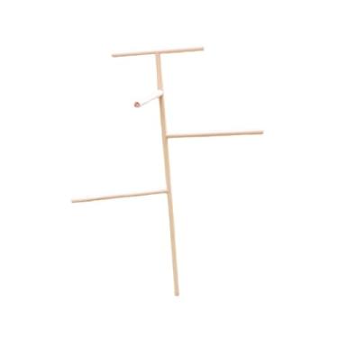 Imagem de Bothyi Suporte para poleiro de galinha, suporte para treinamento de pintinhos, quintal, exercício forte com estaca, brinquedo para poleiro de galinha para