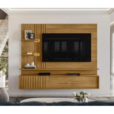 Imagem de Bancada Suspensa com Prateleiras Atena para Tv's de até 65 Polegadas -