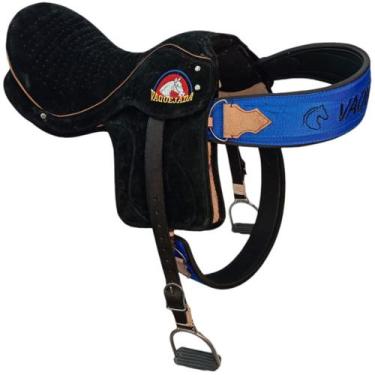 Imagem de Sela De Cavalo Montaria Semi Profissional Couro Legitimo - selaria sho