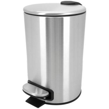 Imagem de Lixeira aço inox 12 litros com pedal - 9213 Mimo Style