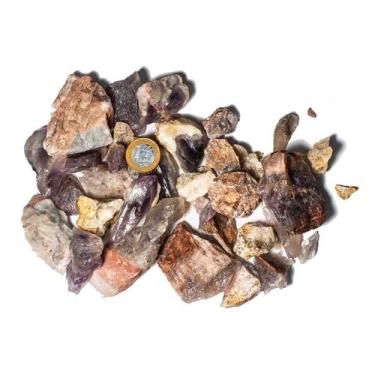 Imagem de 1 kg Cascalho de Ametista Baiana Pedra Para Orgonite Tipo B - Cristais