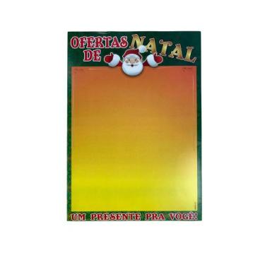 Imagem de Cartaz de Oferta de Natal A3 Papel Duplex 100 unidades - Casa Do Carta