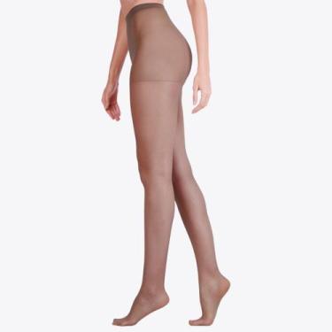 Imagem de Meia - Calça Lupo Loba Fio 15 05680-001, Pó de arroz, M