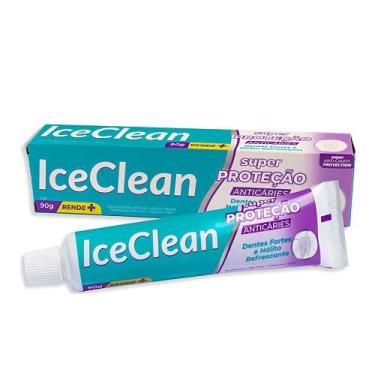 Imagem de Creme Dental Super Proteção Anticáries Ice Clean 90g Hillo