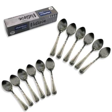 Imagem de Conjunto de Colheres de Mesa em Inox, 12 Peças, 22 cm, Fratelli Victoria