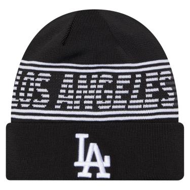 Imagem de Gorro New Era Mlb24 Sptknit Cw Losdod Blkblkwhi Masculino-Masculino