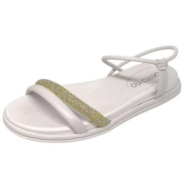 Imagem de Sandália Feminina Flatform Tira Strass Conforto Beira Rio