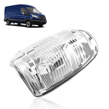Imagem de Tampa da lente da lâmpada de seta do espelho lateral do passageiro adequada para Ford Transit T150 T250 T350 2015 2016 2017 2018 2019 2020 2021 2022 ano, capa de lente de luz indicadora de espelho