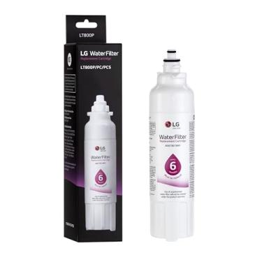 Imagem de LG LT800P- Filtro de água de geladeira de substituição de capacidade de 6 meses/200 galões (NSF42 e NSF53) ADQ73613401, ADQ73613408, ou ADQ75795104, branco