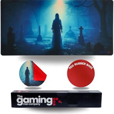 Imagem de The Gaming Mat Company Tapete de rato e tapete de rato MTG para um jogador – 71.1 cm x 35.6 cm Graveyard Ghost Gaming Mouse Pad compatível com Magic: The Gathering, cartas MTG, tapete de jogos TCG