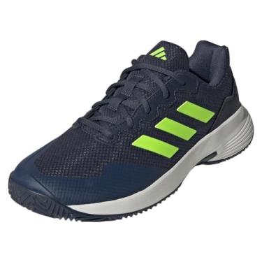 Imagem de adidas GameCourt 2, Azul-marinho/limão lúcido/branco, 13