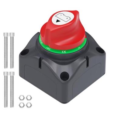Imagem de Interruptor de desconexão de bateria de 1-2 ambos, interruptor de desligamento de energia, à prova d'água, para barcos marítimos, carros, trailers, veículos, bateria, interruptor isolador de