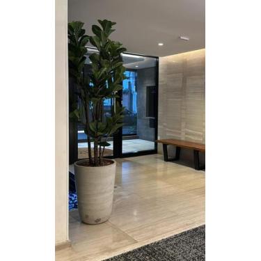 Imagem de Planta ficus lyrata artificial 1.50mt sem o vaso - Toke verde 