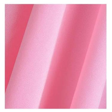 Imagem de Saia de mesa plissada branca, cortinas para cenário de casamento, toalhas de mesa para aniversário, banquete, palco, saia de seda, evento, festa, rosa, A60cm x C300cm