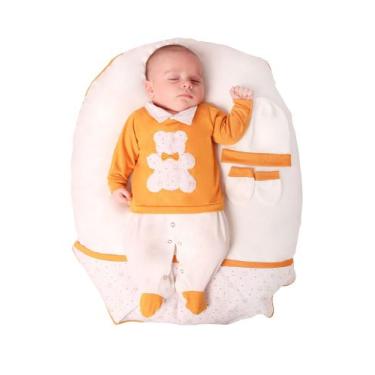 Imagem de Saída Maternidade Menino Nobreza Casaco 5 peças Roupas de Bebê - João 