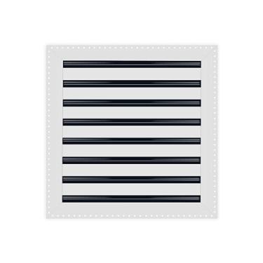 Imagem de BUILDMART - Tampa de ventilação de ar 16x16 MUD-in - Lama de drywall em saída de ar branca - Difusor de slot linear MUD - Grade de registro para teto e paredes - Texas Buildmart