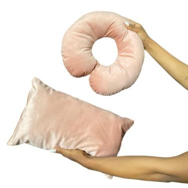 Imagem de Kit 2 Almofadas Lash Design In9 Decor Estética Pescoço e Quadrada, Vel