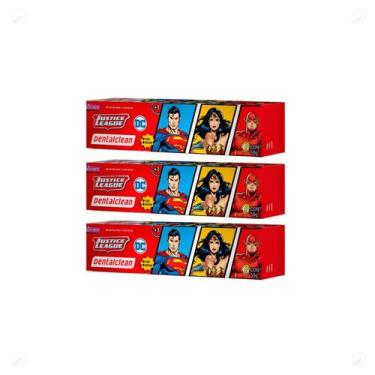 Imagem de K3 Creme Dental Pasta De Dente 50g Dentalclean Liga da Justiça Heróis 