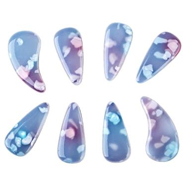 Imagem de Phefop Capas de Unhas de Silicone Guzheng, Fortes e Leves Picaretas de Dedos, Fáceis de Usar e Reutilizáveis, Defesa para Dedos, Unhas Claras, para Usar Confortável Sem Danificar (Cor Jadestone)