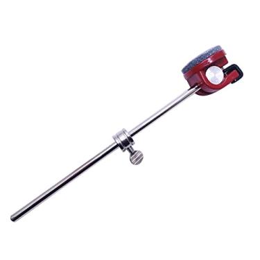 Imagem de TUOREN Batedor de pedal de bumbo metal cobra cabeça de martelo acessório de instrumento de percussão (vermelho)