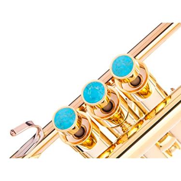 Imagem de Botões de dedo personalizados de trompete pesado para todos os modelos de cornetas Stradivarius, Artisan, New York, Chicago, TR200, todos os flughelhorns Stradivarius, todos os modelos de cornetas