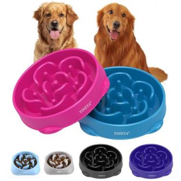 Imagem de Tigelas para cães Slow Feeder YINEYA Large Breed 4 xícaras, 2 unidades