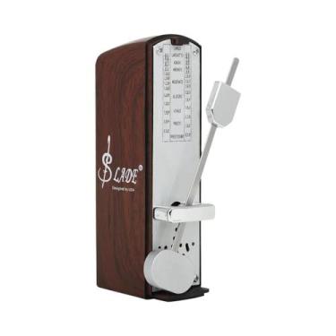 Imagem de Metrônomo Mecânico Portátil Preciso SLADE Para Guitarra E Violino, Vel