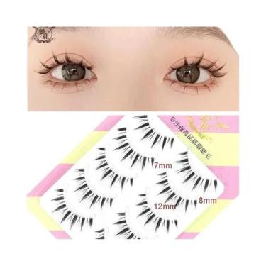 Imagem de Cílios Postiços Naturais Soft Dream Deer 0.14mm Com Base Transparente 