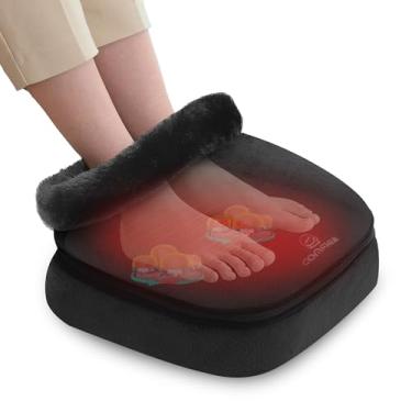 Imagem de COMFIER Massageador de pés com calor, aquecedor elétrico de pés, aquecedor de pés