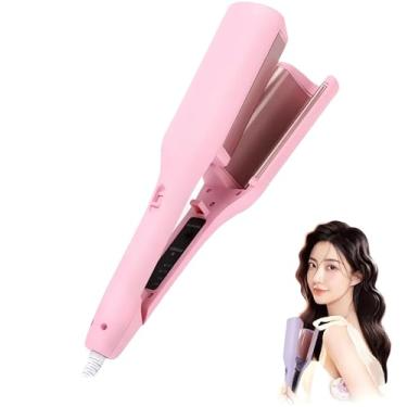 Imagem de Modelador de cachos French Wave - Modelador de cachos 2024 New Wave para cabelos longos e curtos com 4 temperaturas, modelador de cabelo em forma de S para mulheres, pente elétrico portátil para