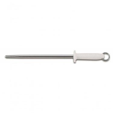 Imagem de Chaira Lisa Tramontina Com Haste Em Aço Carbono E Cabo De Polipropileno Branco 12"