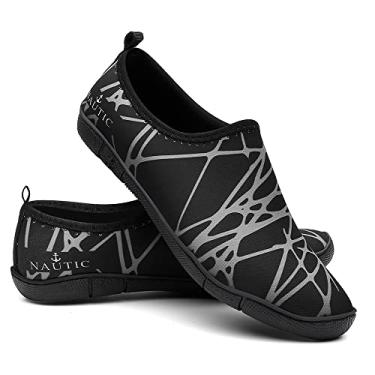 Imagem de Sapatilha Aquática Tênis Híbrido Corrida Trilha Bike Via Nautic Cor:Preto;Tamanho:34