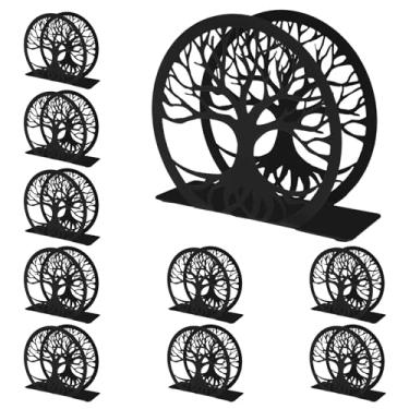 Imagem de Suporte de guardanapo para mesa dispensador de guardanapo de metal suporte de papel design vertical organizador de economia de espaço de mesa elegante para cozinha doméstica bancada