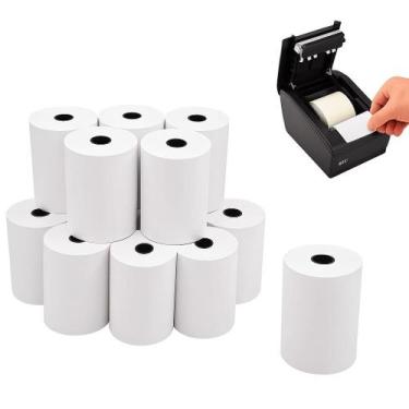 Imagem de Cx 30 rolo bobina termica cupom fiscal 80x40 branca rb2