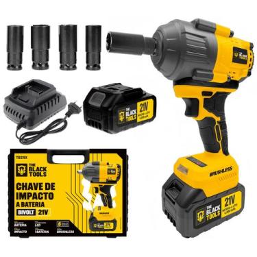 Imagem de Parafusadeira Chave De Impacto Profissional A Bateria Brushless 650nm 