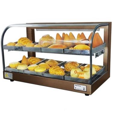 Imagem de GD8 - Estufa Gama para salgados 8 bandejas Dupla Café - 127V - Omega