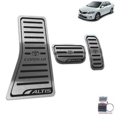 Imagem de Descanso + Pedaleira Toyota Corolla Altis 2003 A 2013 Preto