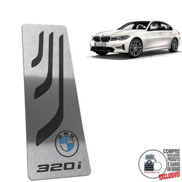 Imagem de Descanso de Pé Aço Inox Preto Bmw 320I G20 2020 2021