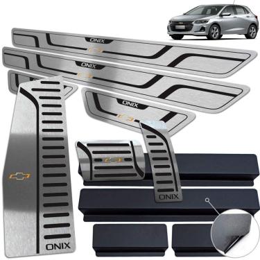 Imagem de Descanso Soleira Pedaleira Automático Preto Onix 2020