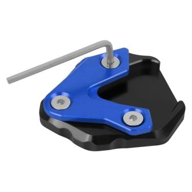 Imagem de BYYINGSUS Compatível com CB1300 CB 1300 2020 2021 2022 2023 2024 Suporte CNC para motocicleta Suporte de extensão lateral para pés (azul)