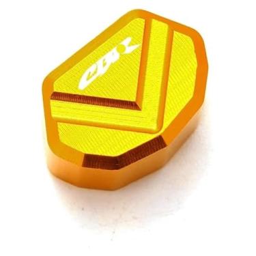 Imagem de BYYINGSUS Compatível com CBR 600RR 1000RR CB500X CB500F CB650R CBR650R CB1100 CBR 954RR 900RR Mototcycle CNC Switch Button Turn Signal Key Cap (CBR-dourado)