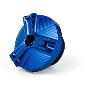 Imagem de Tampa de enchimento de óleo para motor de motocicleta compatível com Z650 Z800 Z400 Z1000 SX Z1000R Versy 650 1000 Ninja Vulcans 650 (azul)