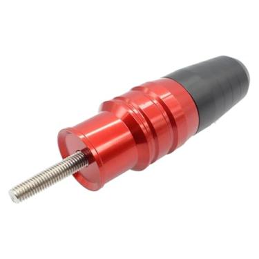 Imagem de Almofada deslizante de colisão para quadro de motocicleta compatível com Z800 Z750 Z900 Z1000 Z300 Z250 Ninja 250 300 Z1000 Z1000SX ER6 ER6F (vermelho)