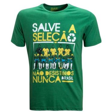 Imagem de Camisa Liga Retrô Salve a Seleção  Verde G, Verde, G