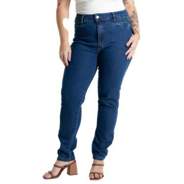 Imagem de Calça Jeans Sawary Plus Size Levanta Bumbum - 280693 - Azul médio 48, 
