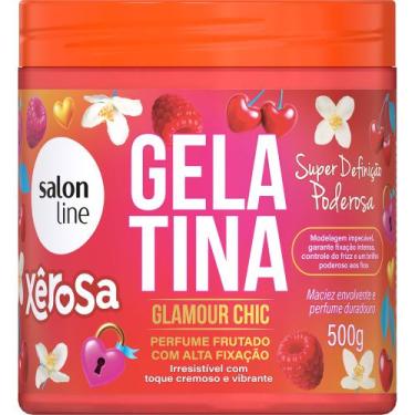 Imagem de Xerosa gelatina glamour chic condicionante 500g - SALON LINE