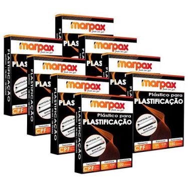 Imagem de Kit Plastificação Polaseal CPF 66x99x0,05mm 800 uni - Marpax
